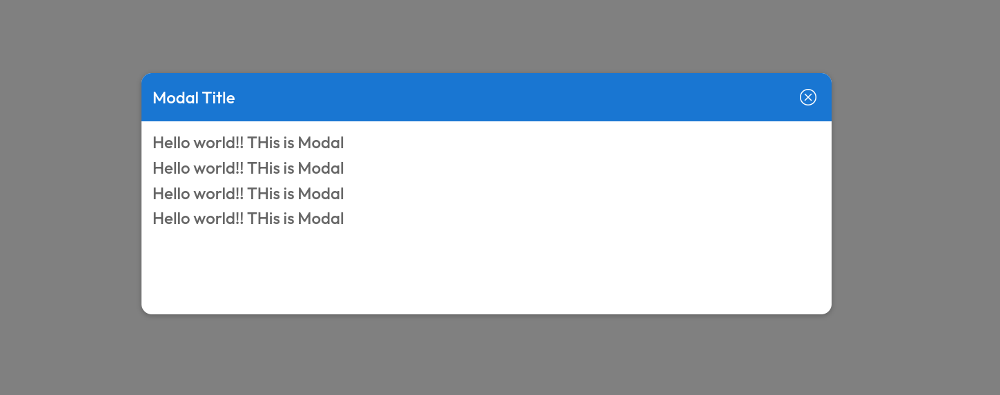 Basic Modal